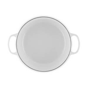 Le Creuset Signature White Cast Iron Round Casserole 28cm